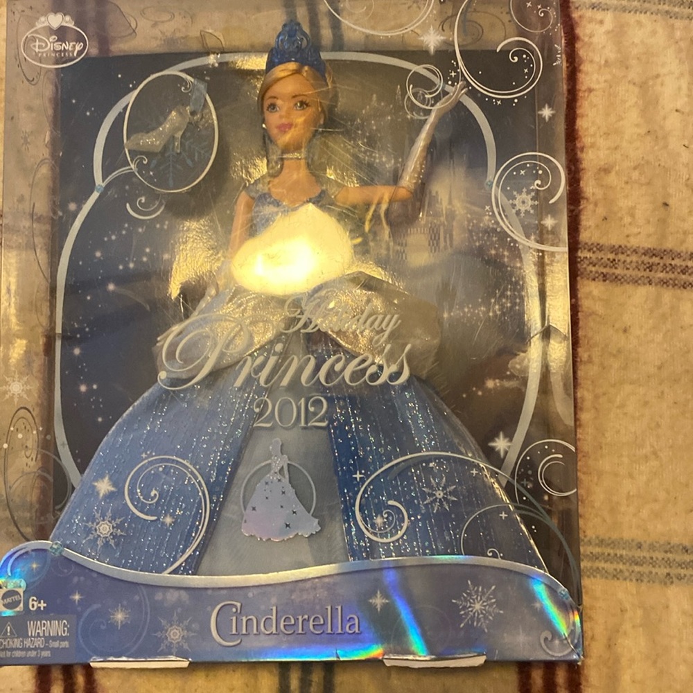 Cinderella Holiday Princess Barbie Doll 2012